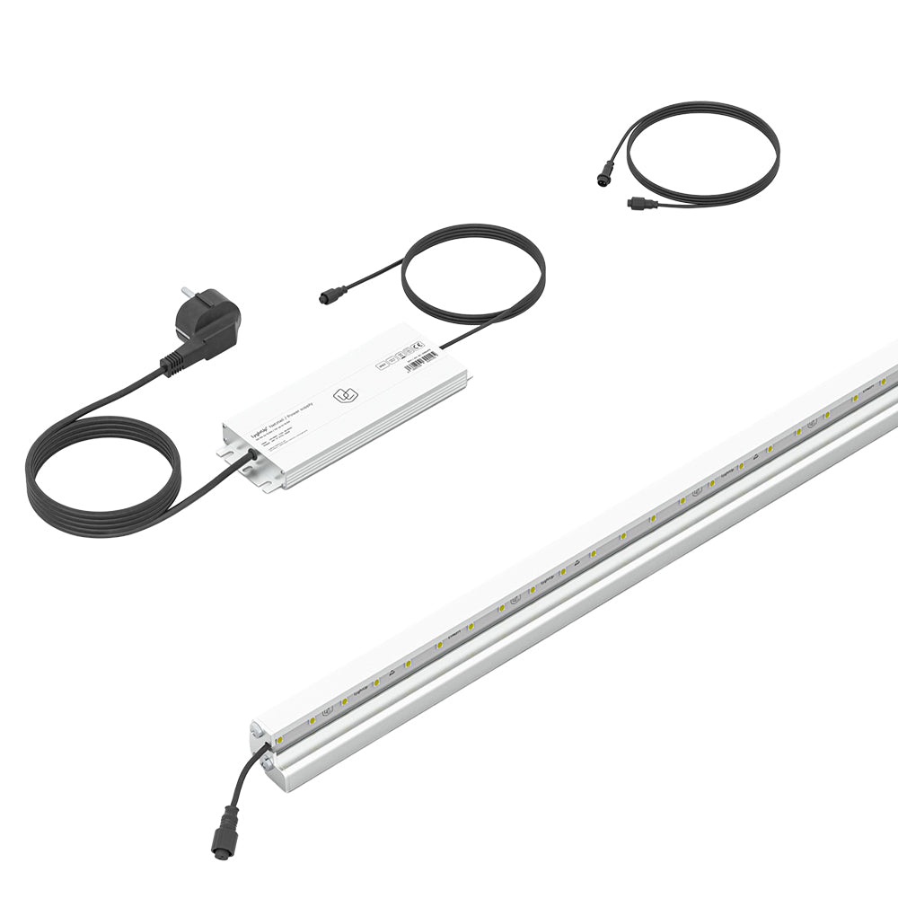 LyghtUp®- Starterset 1 für WPC / Alu - inkl. Netzteil & verlängerungskabel