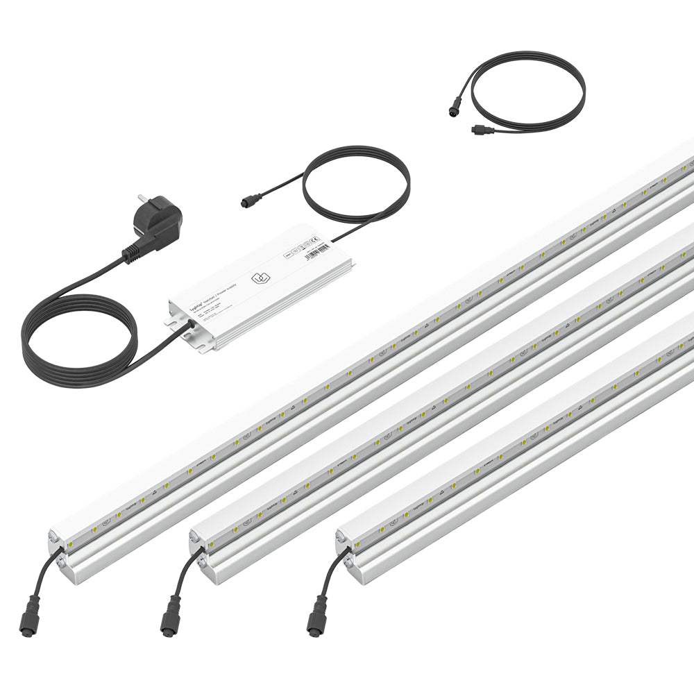 LyghtUp®- Starterset 2 für WPC / Alu - inkl. Netzteil & verlängerungskabel