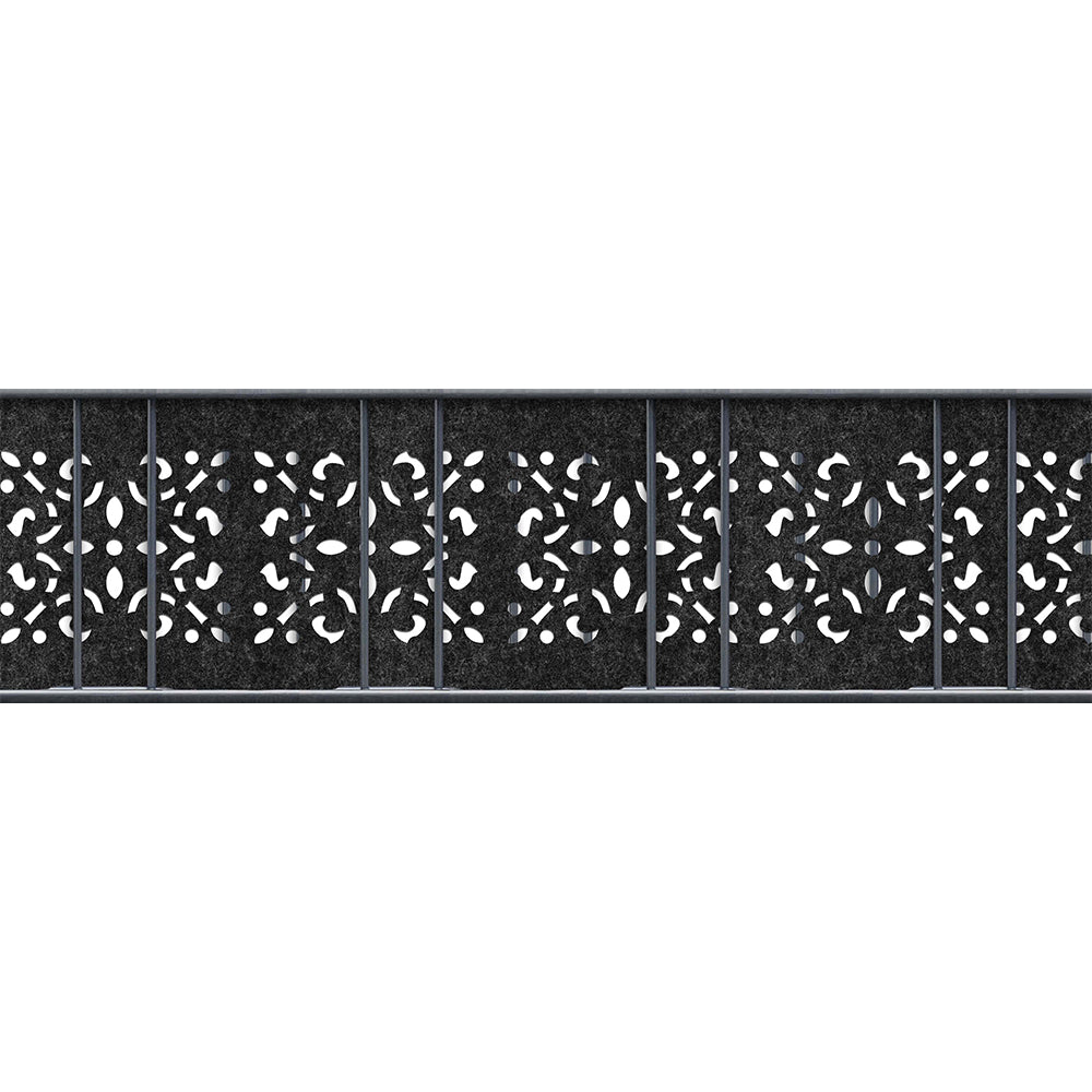 Premium PVC-Freie einzel Sichtschutzstreifen mit Lasercut