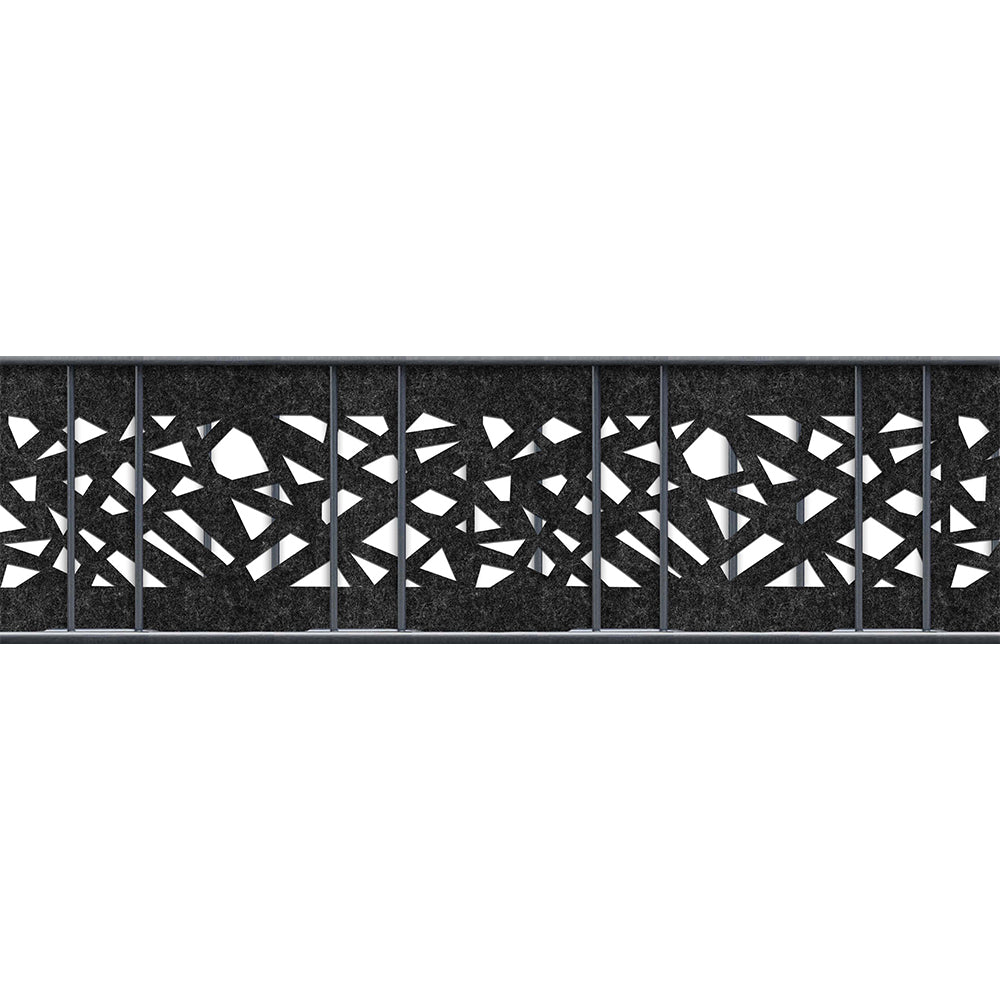Premium PVC-Freie einzel Sichtschutzstreifen mit Lasercut