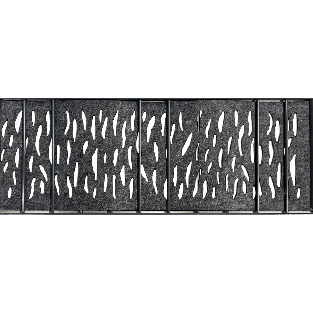 Premium PVC-Freie einzel Sichtschutzstreifen mit Lasercut