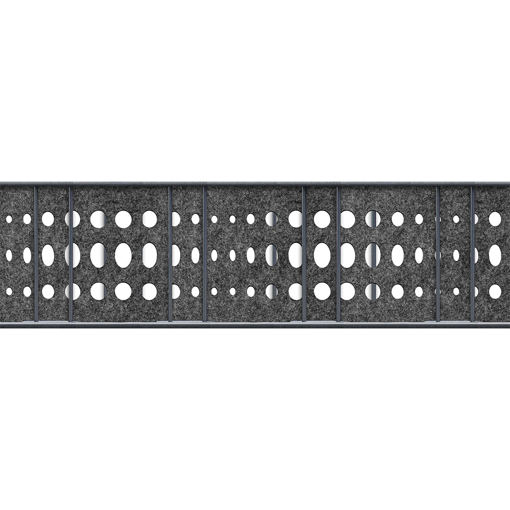Premium PVC-Freie einzel Sichtschutzstreifen mit Lasercut