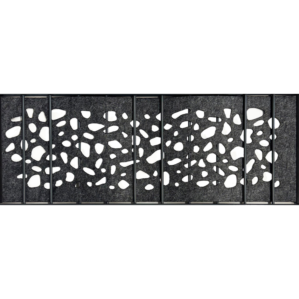 Premium PVC-Freie einzel Sichtschutzstreifen mit Lasercut