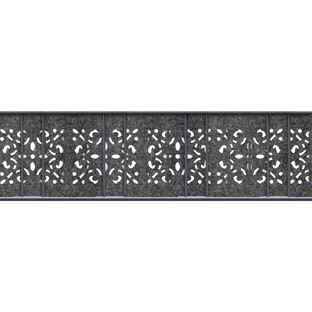 Premium PVC-Freie einzel Sichtschutzstreifen mit Lasercut
