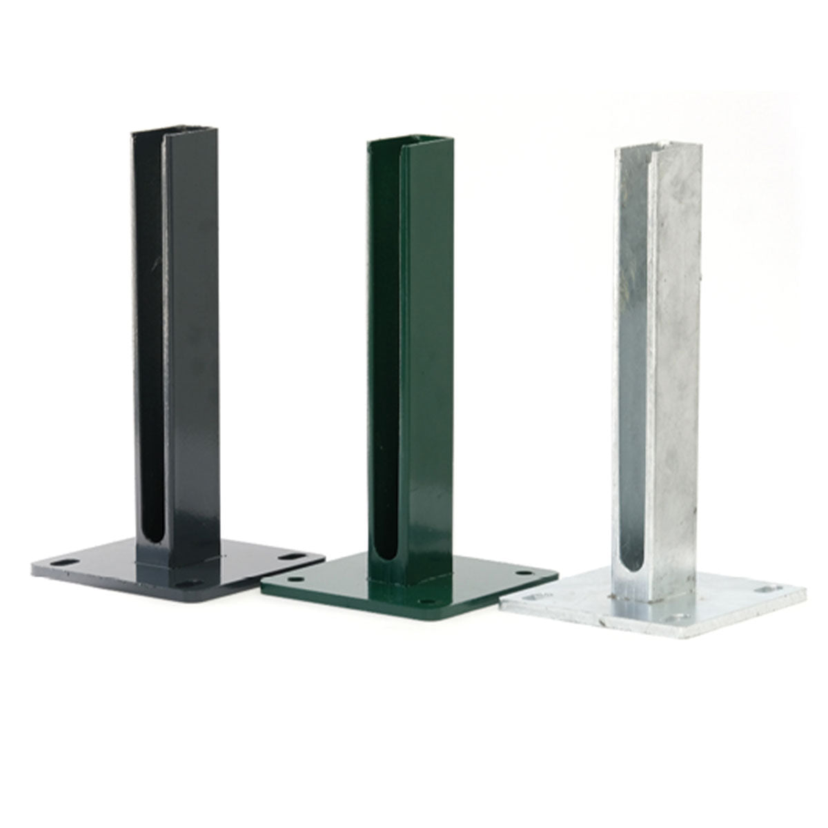 Fußplattenadapter für Standardpfosten 60 x 40 mm