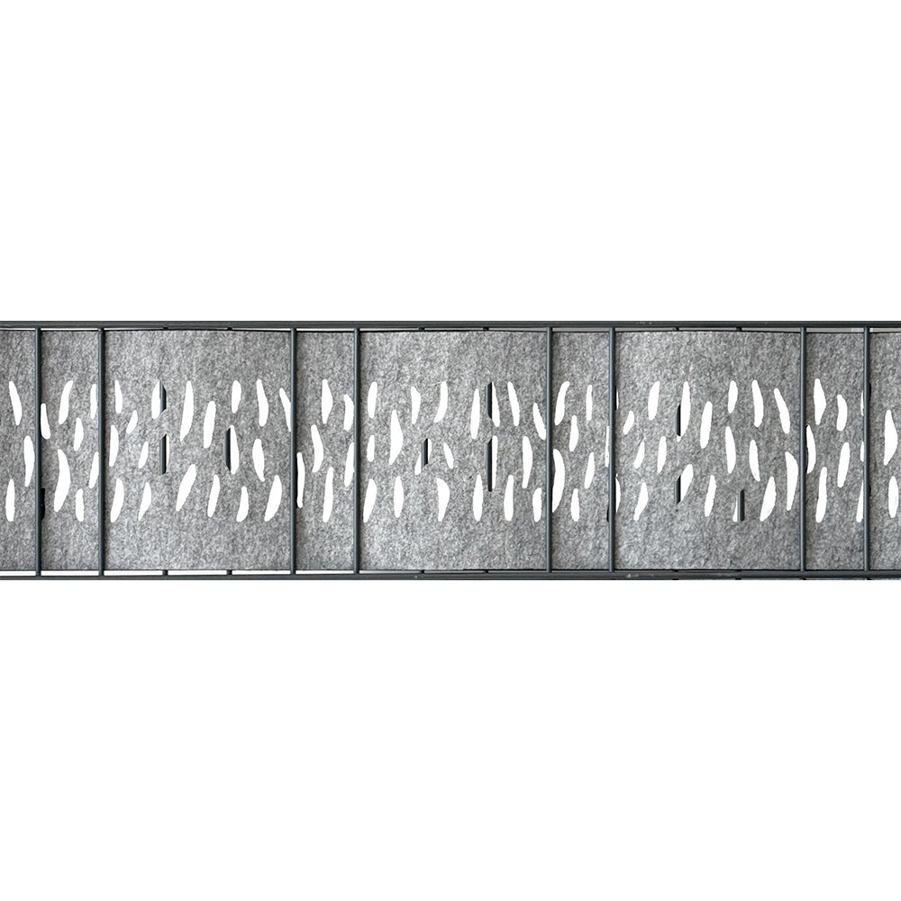 Premium PVC-Freie einzel Sichtschutzstreifen mit Lasercut