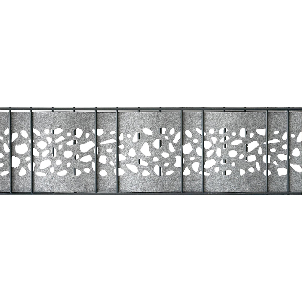 Premium PVC-Freie einzel Sichtschutzstreifen mit Lasercut