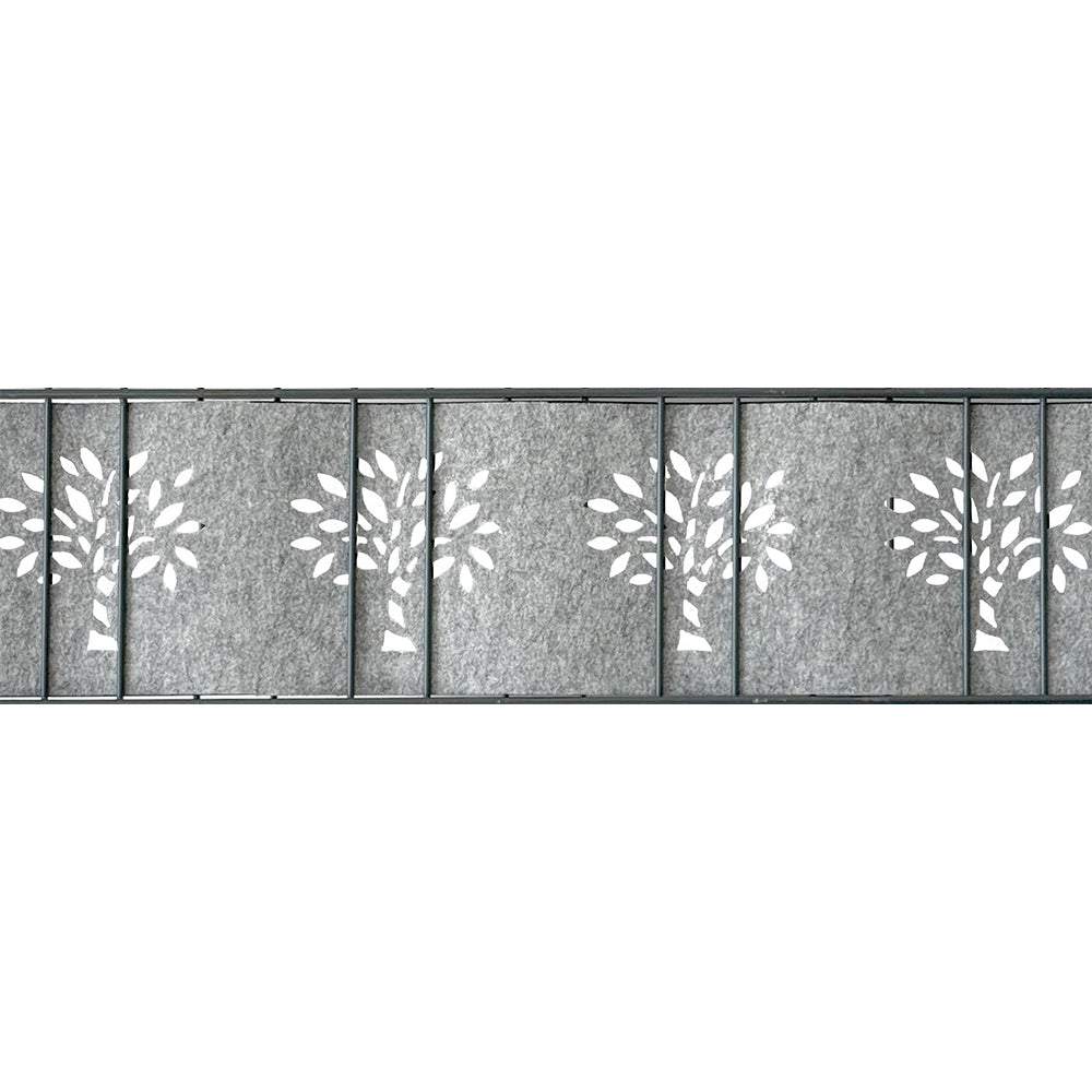 Premium PVC-Freie einzel Sichtschutzstreifen mit Lasercut
