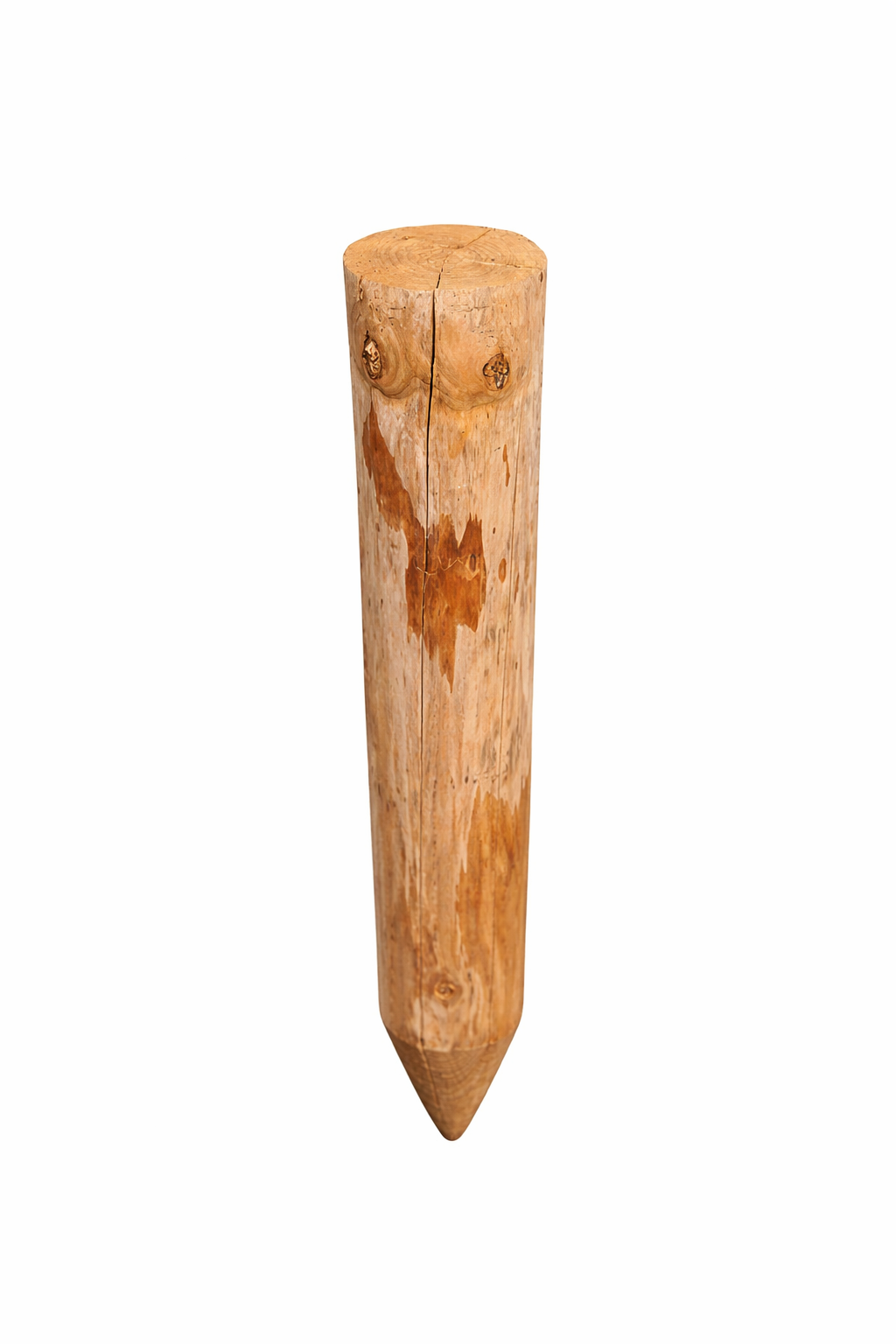 Kastanienpfosten naturbelassen gespitzt