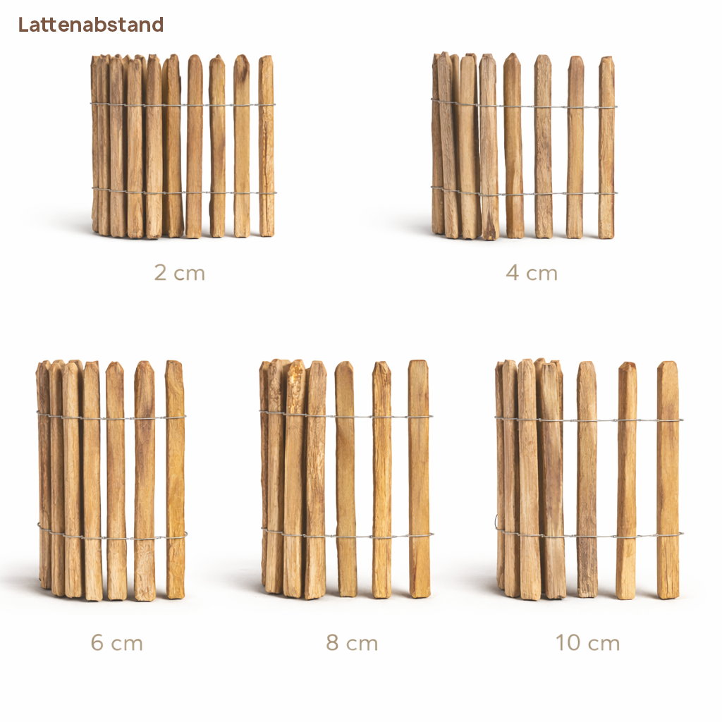 Staketenzaun Kastanie