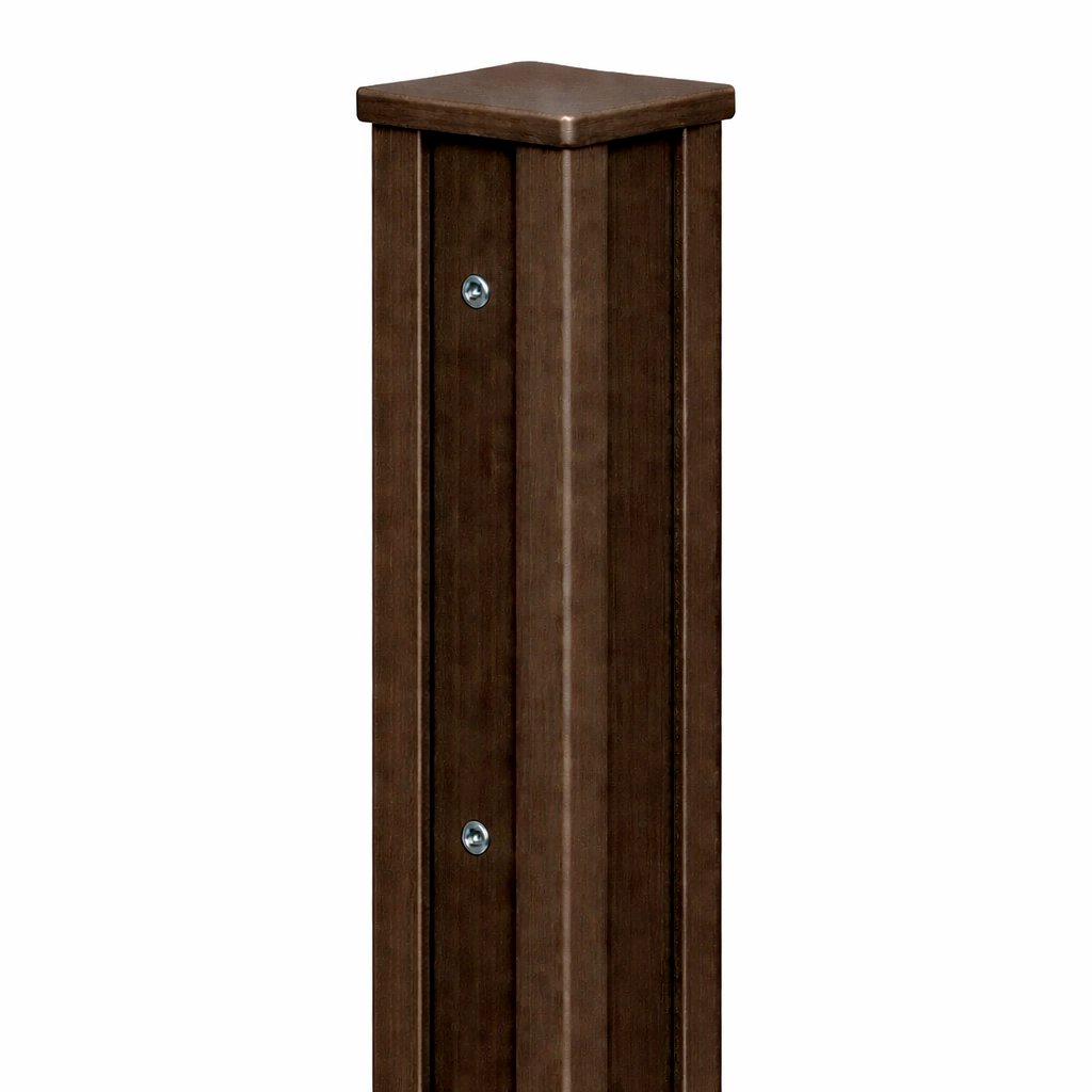 WPC-Steckzaunpfosten zum Einbetonieren