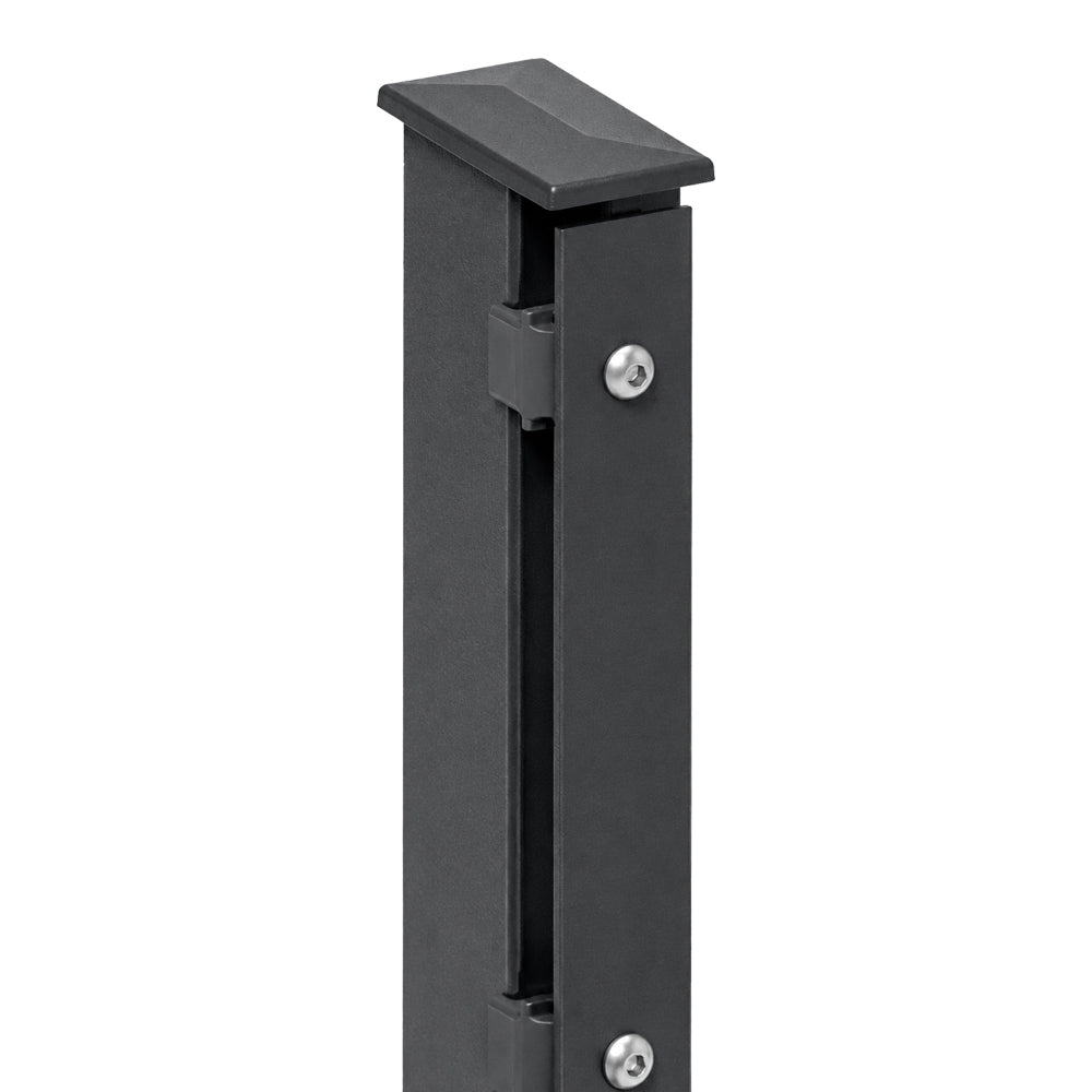Zaunpfosten 60 x 40 mm mit Abdeckleiste