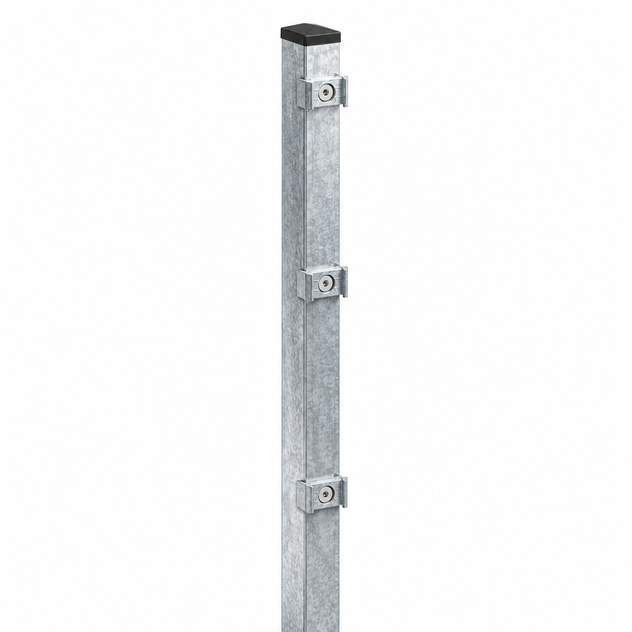 Doppelstabmatten-Zaunpfosten zum Einbetonieren 60 × 40 mm