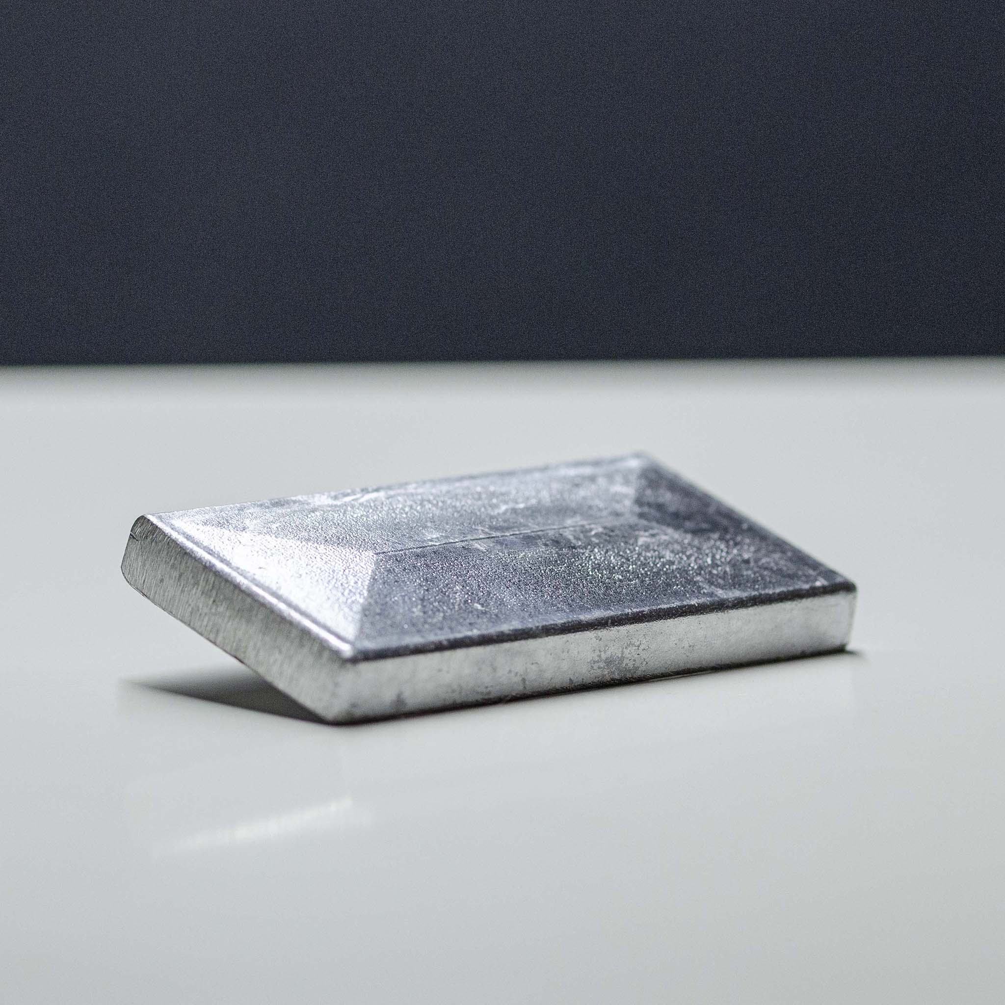 Aluminium Abdeckkappe mit Überstand 97 mm für 60 x 40