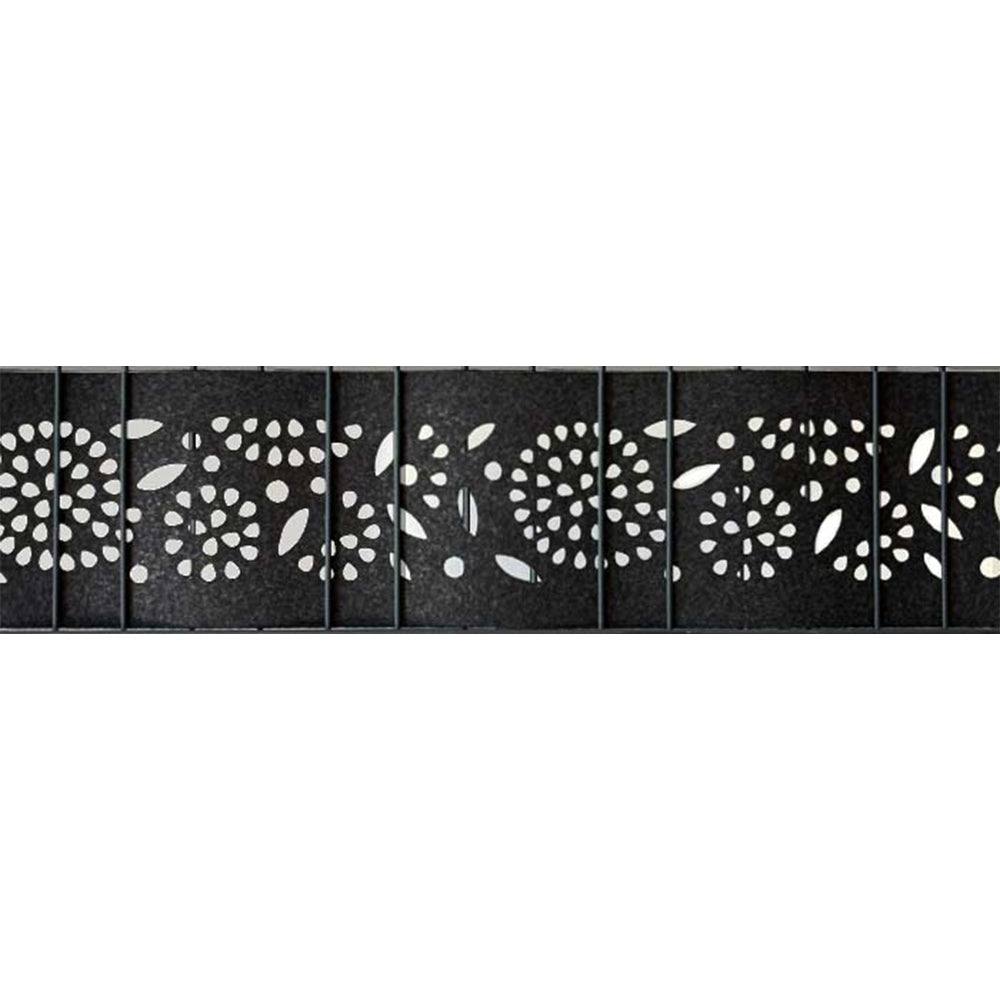 Premium PVC-Freie einzel Sichtschutzstreifen mit Lasercut