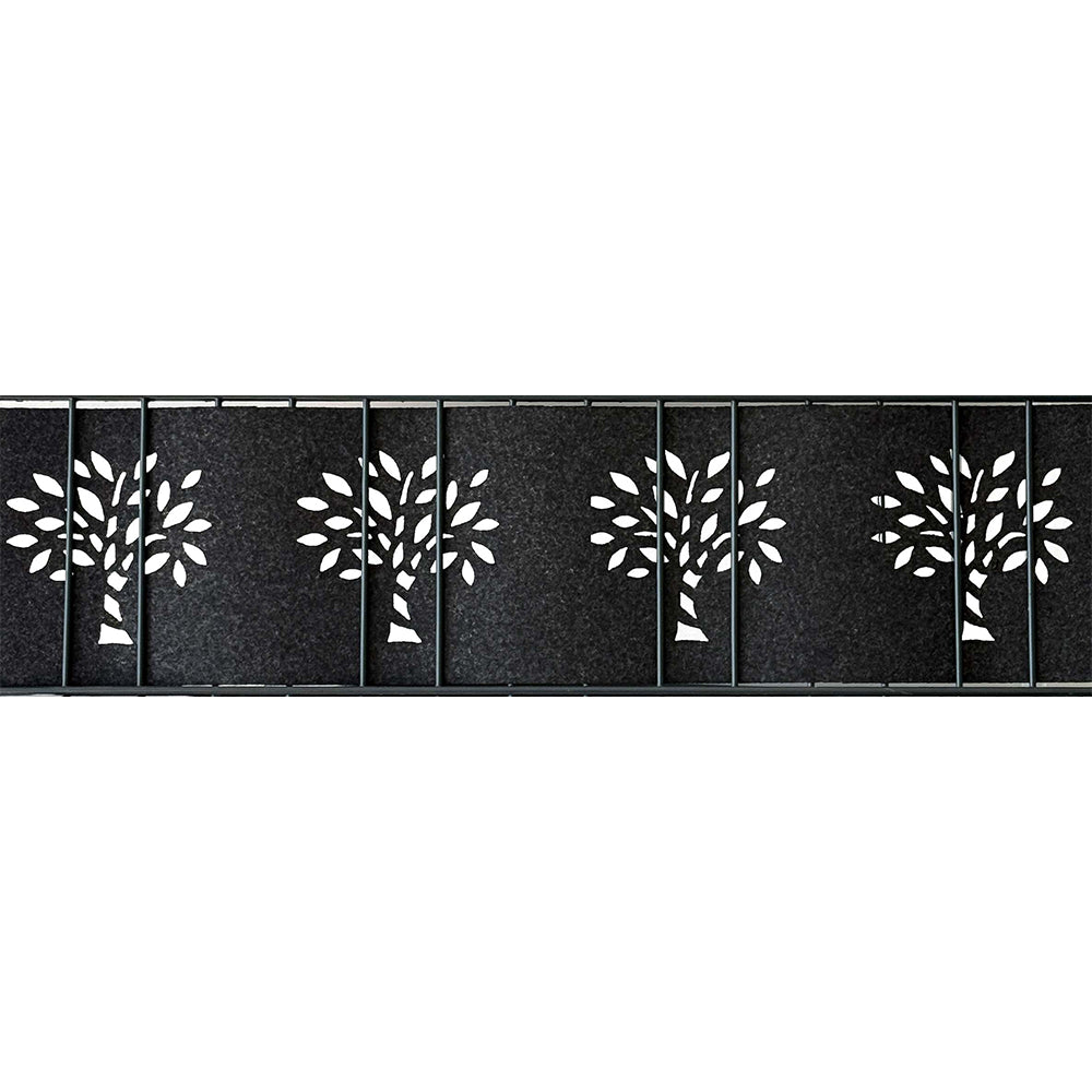 Premium PVC-Freie einzel Sichtschutzstreifen mit Lasercut
