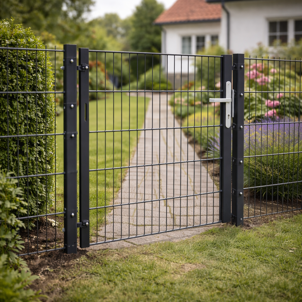 Doppelstabmatten 1-Flügeliges Tor
