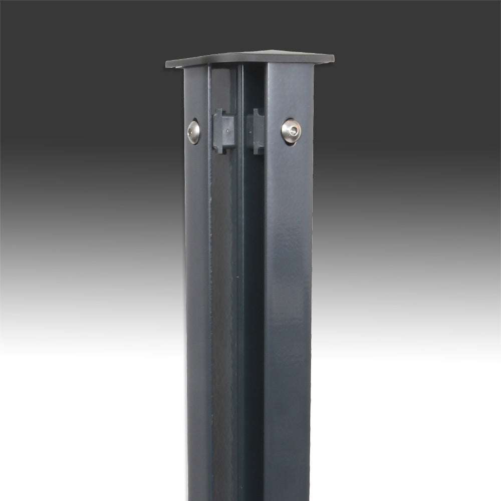 Eckpfosten 60 × 60 mm mit Abdeckleiste