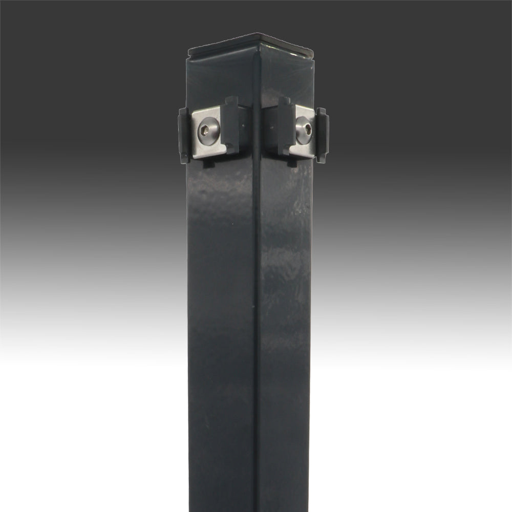 Eckpfosten 60 × 60 mm mit Klemmplätchen