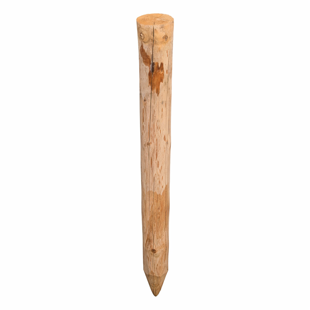 Kastanienpfosten naturbelassen gespitzt