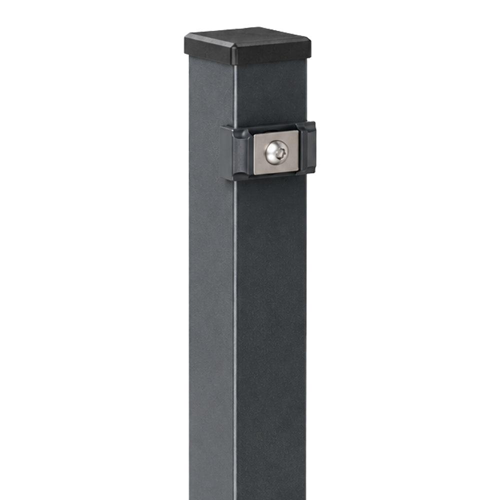 Zaunpfosten 60 × 40 mm mit Klemmplättchen