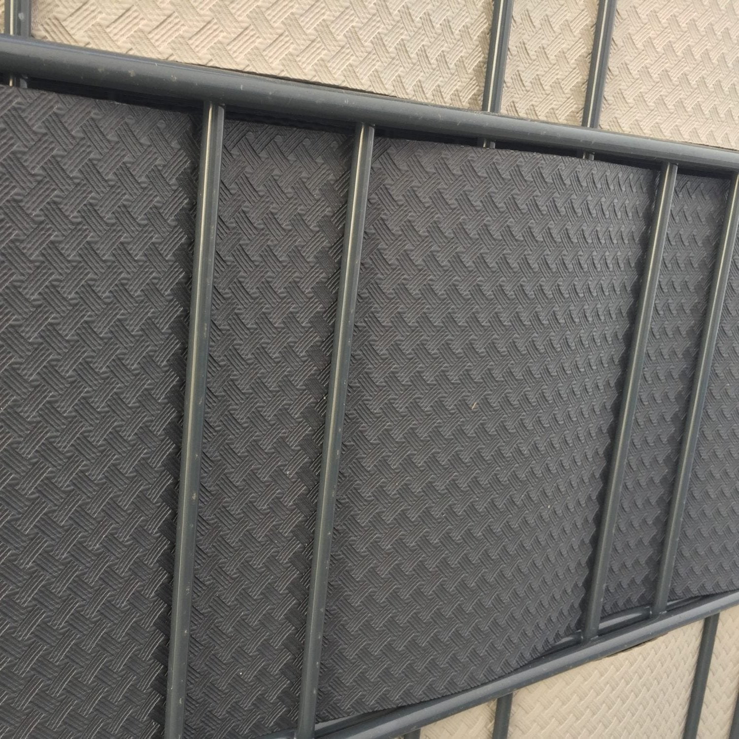 Sichtschutzrolle Rattan-Optik