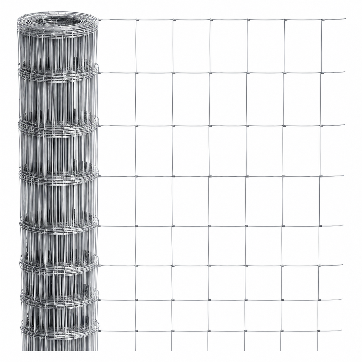 Knotengeflechte / Wildzaun 50 m Rolle - 0,80–2,00 m